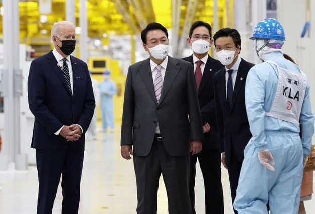 바이든, 국내 대기업과 밀착 행보